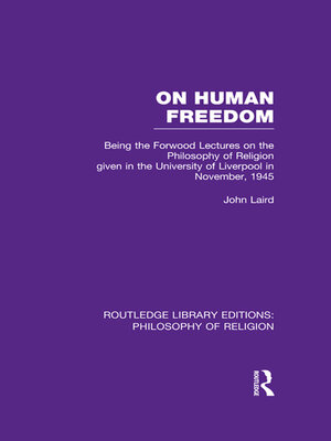 cover image of On Human Freedom